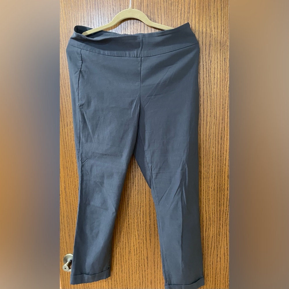 TRIBAL Gray Slim Fit Pants